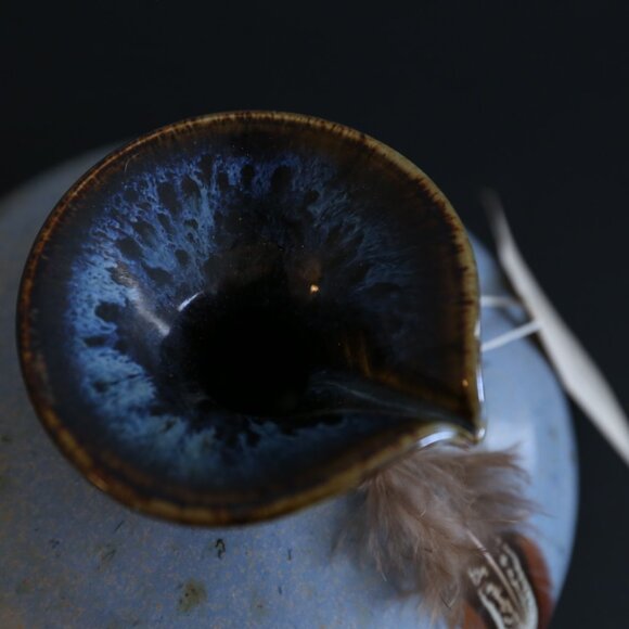 Feather River Pottery Ceramic Oil Candle Vase - Rare Vintage Piece - Picture 8 of 9